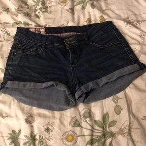 denim shorts